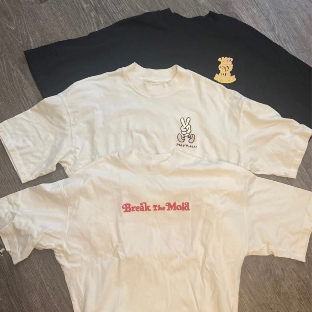 Uniqlo Verdy T Shirt x3 bundle